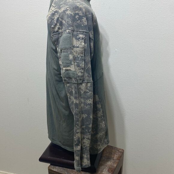 Massif Combat Shirt Camo Men's Size XL Long Sleeve Pullover - Picture 5 of 12